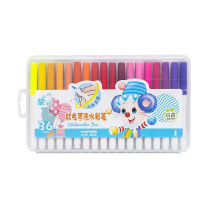 Фломастер - пензлик "Water color pen" 36 кольорів 228-36 у пластиковому боксі