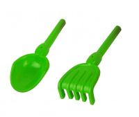 Дитячий набір лопатка і граблі для пісочниці 19240, 24 см