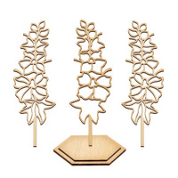 Набір для вітражного живопису за номерами "Дельфініум" FDSGK-020