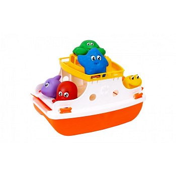 Набір для ванної "Паром" ТехноК 7938TXK, 6 тварин