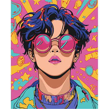 Картина за номерами "Рожеві окуляри" 10162-AC 40х50 см