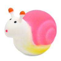 Дитяча іграшка-антистрес "Равлик" MS 4044(Pink) розмір 8,5 см, борошно