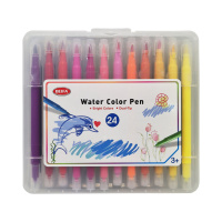 Набір двосторонніх фломастерів SY102-V901, 24 шт, пензель+лінер