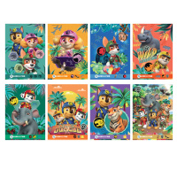 Водні розмальовки "Джунглі. Щенячий патруль" 200630, 8 сторінок