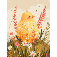 Картина за номерами "Квіткове гніздечко" Brushme KBS0151 40x50 см 