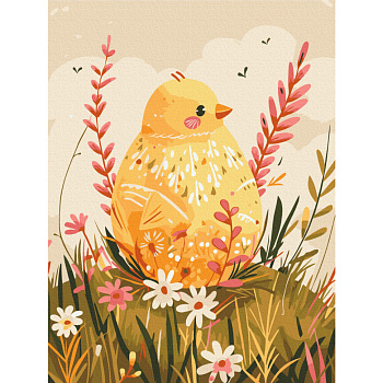 Картина за номерами "Квіткове гніздечко" Brushme KBS0151 40x50 см 