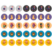 Дитяча книга аплікацій "Дитяча школа" 403402 з наклейками