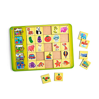 Дерев'яний сортер "Асоціації-картинки" PSD057