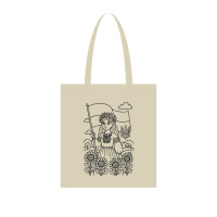 Екосумка для покупок "Вільна та незалежна" Сумка-шоппер 190CCT-10, 38 x 42 см (190г/м2)