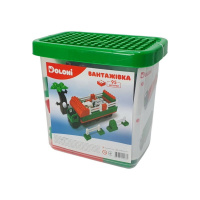 Конструктор "Вантажівка" 013888/10 в пластиковому боксі, 95 деталей