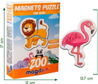 Магнітні пазли Magdum Зоо ML4031-18 EN