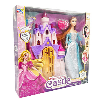 Ігровий набір з лялькою "Замок принцеси" KDL-57 звукові та світлові ефекти
