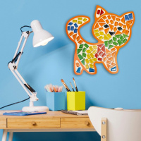 Дитячий набір для творчості кришталева мозаїка "Котик" МА7006