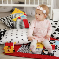 Підвіска-бортик для ліжечка "Будиночок B&W&" МС 110512-09