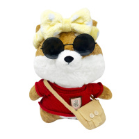 М'яка іграшка "Песик" K0201(Beige) одяг в асортименті, 30 см