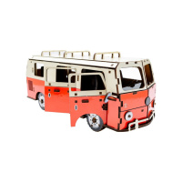 Дерев'яний 3D конструктор "Мікроавтобус" Puz-00926, 156 деталей                                                            