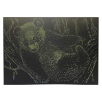 Гравюра А4 "Ведмідь" ГрА4-17з економ варіант в пакеті 29,7х21 см