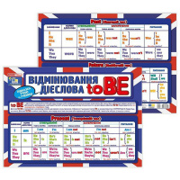 Підказка учню "Відмінювання дієслова To BE" 10104264 двостороння