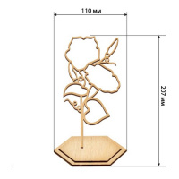 Набір для вітражного живопису за номерами "Іпомея" FDSGK-018