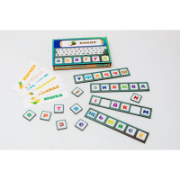 Дерев'яна іграшка-сортер "Абетка комп'ютер" Puz-73913, 32 карточки