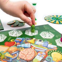 Дитяча настільна гра "IQ300" VT8055-46 колесо фортуни, пісочний годинник