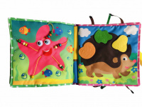 Текстильна розвиваюча книга для малят Bambini "Щеня" 403655