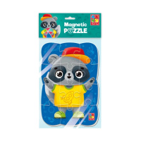 Дитячий магнітний пазл "Єнот" VT3205-91, 12 елементів