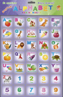 Дитячий навчальний плакат "Alphabet" 1168ATS англ. абетка