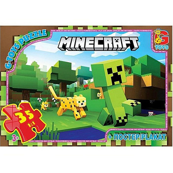 Дитячий пазл "Minecraft" MC795 плакат 35 елементів