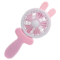 УЦІНКА! Вентилятор ручний портативний "Зайчик" Bambi VNTR-002-3(Pink)-UC рожевий