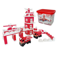 Конструктор "Пожежна частина" 013888/01 в пластиковому боксі, 248 деталей