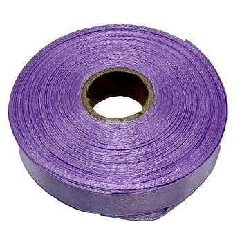 Атласна стрічка для рукоділля АБ-622, 1,2 см х 23 м, фіалкова