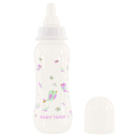 Пляшечка для годування з силіконовою соскою 1121_білий 250 мл