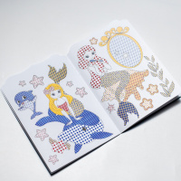 Водна розмальовка "Русалки" 10171027, 8 сторінок, 19 наліпок