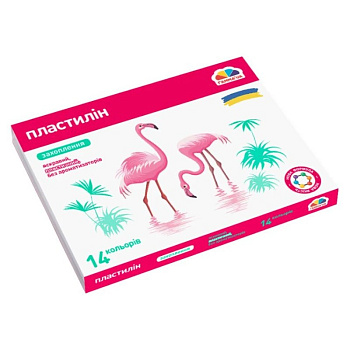 Набір для ліплення пластилін "Захоплення" 200313, 14 кольорів