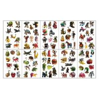 Дитячі тимчасові тату "Італійський брейнрот" Italian-brainrot-tattoo-1, 12х7 см