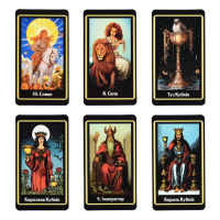 Гадальні карти Таро 30689 картка з посиланням на інструкцію 78 штук