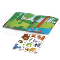 Набір для творчості "Лісові мешканці" VT4206-49, 12 наліпок на планшетці