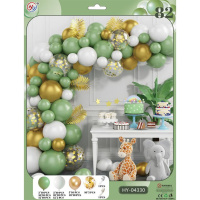 Набір повітряних куль для створення фотозони-арки HY-04330, 82 штуки