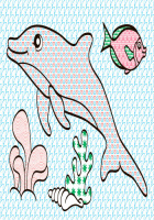 Дитяча водна розмальовка: Море 734010, 8 сторінок