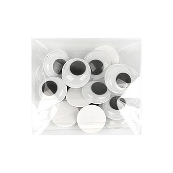 Творчій набір для аплікацій "Очі" ЕД-528, 25 мм, 10 грам, 28 штук