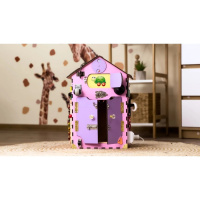 Розвиваюча іграшка Бізікуб "Будинок" TG200111 рожевий, 55х30х30 см