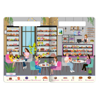 Дитяча багаторазова книжка-гра "Шукай-знаходь техніка для дівчаток" НТ-36-6