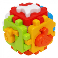 Дитячий розвиваючий кубик "Розумний малюк 1+1" 1899TXK
