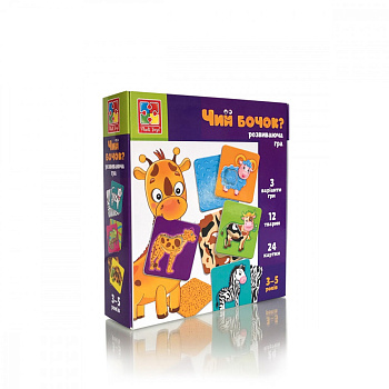 Розвиваюча гра "Чий бочок?" Vladi Toys VT1804-43 (укр)