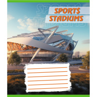 Зошит учнівський "Стадіон" 018-540260L-3 у лінію, 18 аркушів (959054)