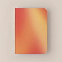 Блокнот "Joyful" CBRT-0349 у крапочку, градіент, формат А5, 144 аркуша