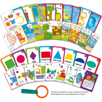 Набір навчальних карток "Цифри та фігури" Vladi Toys VТ2000-11 рус