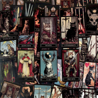 Гадальні карти Таро 30882 колода 78 карт, карта з посиланням на інструкцію