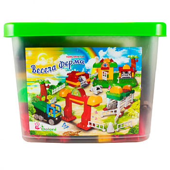 Дитячий конструктор "Весела ферма" 013888/06, 154 деталі